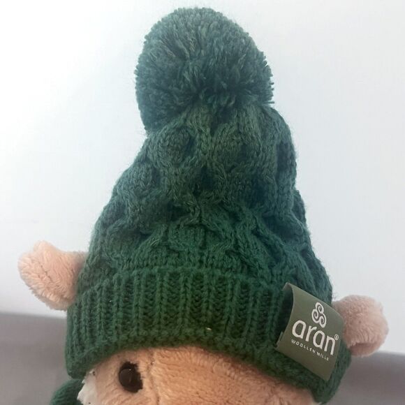 Aran Woollen Mills Sheep Stuffed Animal Wool Knit Hat and Sweater Ireland NWT - Picture 10 of 11